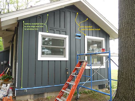 repairing board and batten siding